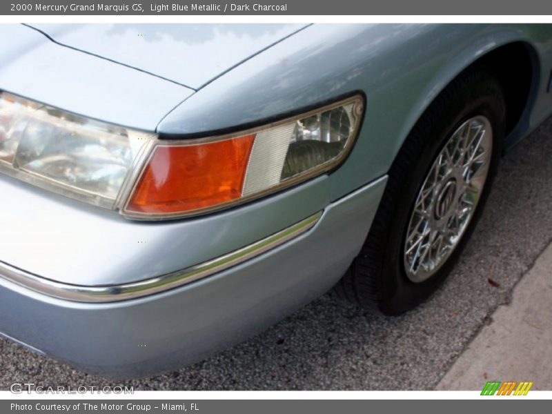 Light Blue Metallic / Dark Charcoal 2000 Mercury Grand Marquis GS