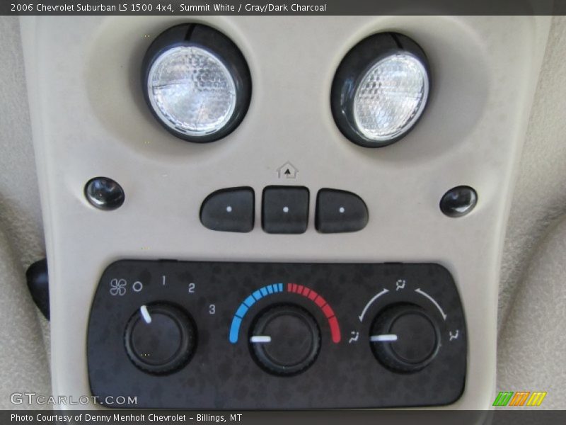 Controls of 2006 Suburban LS 1500 4x4