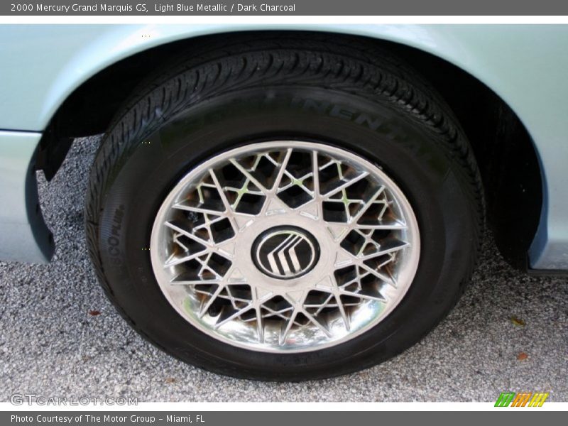 Light Blue Metallic / Dark Charcoal 2000 Mercury Grand Marquis GS
