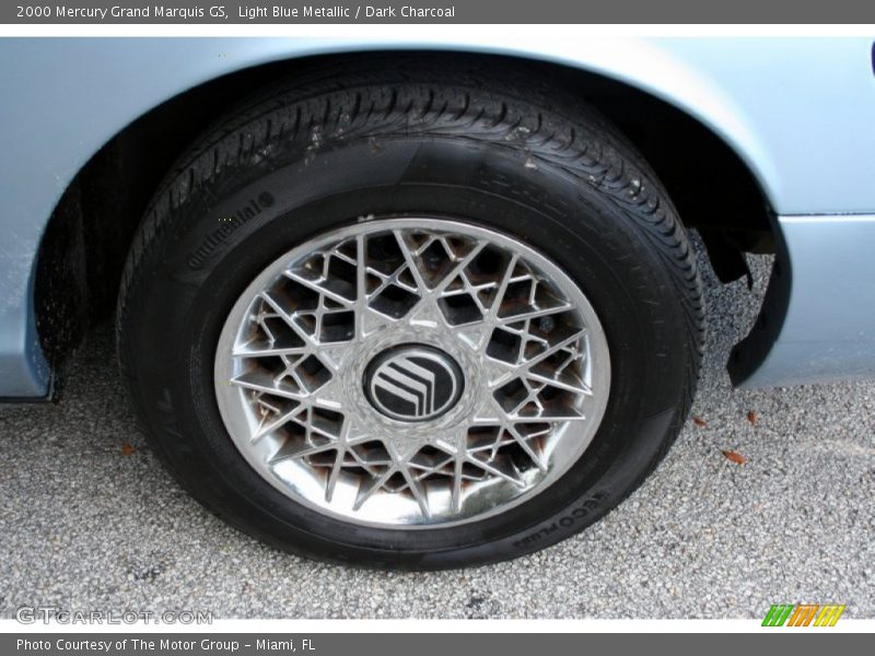 Light Blue Metallic / Dark Charcoal 2000 Mercury Grand Marquis GS