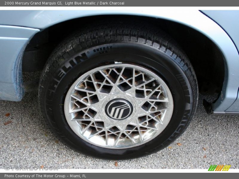 Light Blue Metallic / Dark Charcoal 2000 Mercury Grand Marquis GS