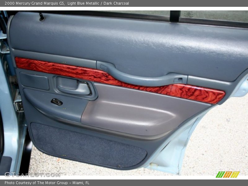 Light Blue Metallic / Dark Charcoal 2000 Mercury Grand Marquis GS