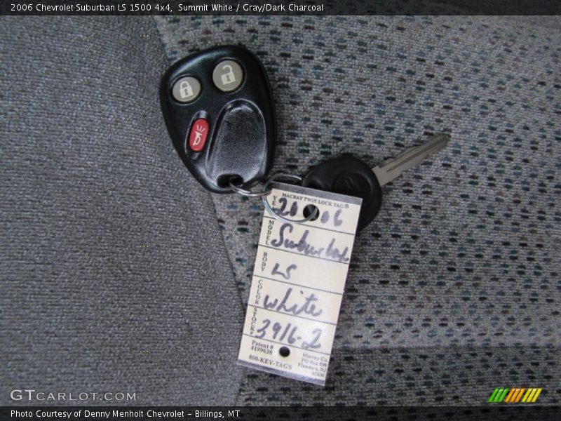 Keys of 2006 Suburban LS 1500 4x4