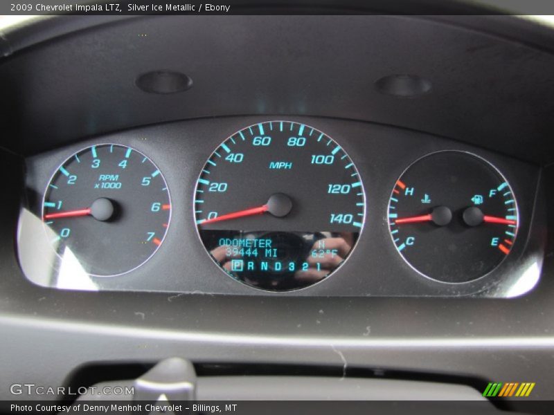 Silver Ice Metallic / Ebony 2009 Chevrolet Impala LTZ