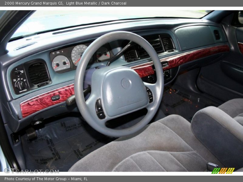 Light Blue Metallic / Dark Charcoal 2000 Mercury Grand Marquis GS