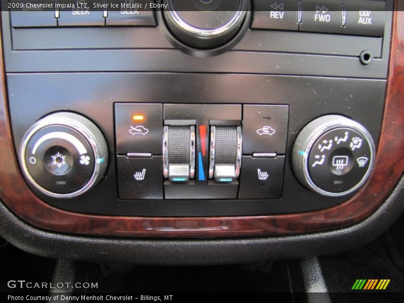 Silver Ice Metallic / Ebony 2009 Chevrolet Impala LTZ