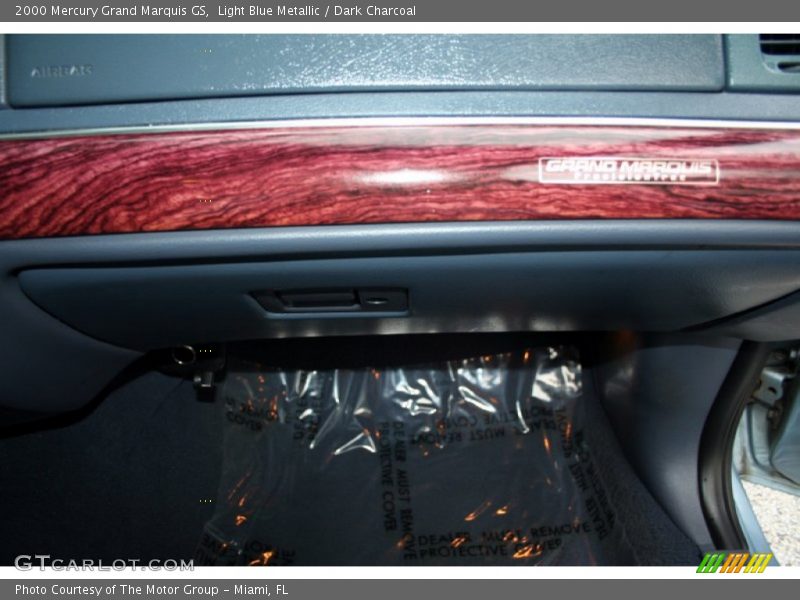 Light Blue Metallic / Dark Charcoal 2000 Mercury Grand Marquis GS