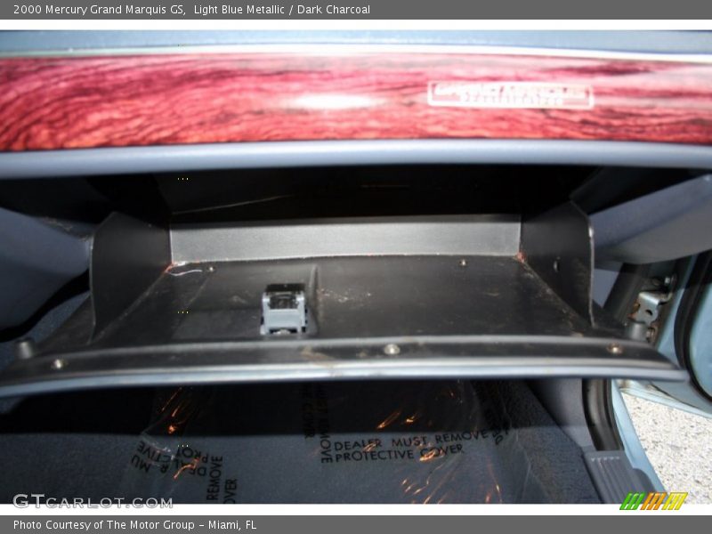 Light Blue Metallic / Dark Charcoal 2000 Mercury Grand Marquis GS