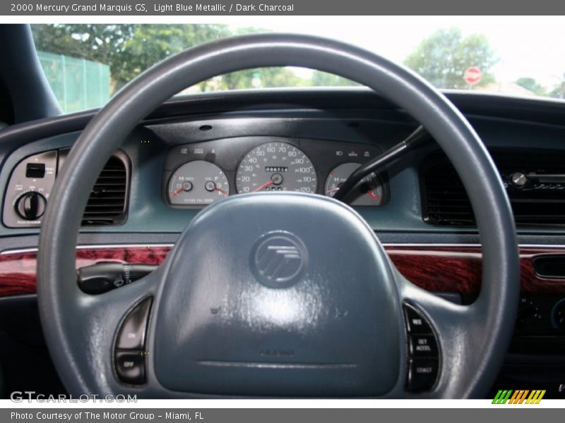 Light Blue Metallic / Dark Charcoal 2000 Mercury Grand Marquis GS