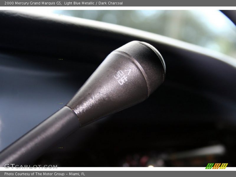 Light Blue Metallic / Dark Charcoal 2000 Mercury Grand Marquis GS