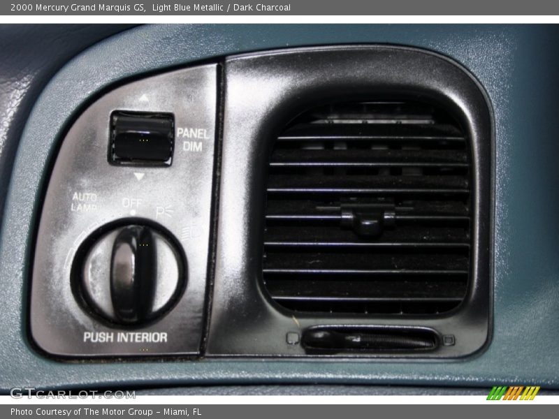 Light Blue Metallic / Dark Charcoal 2000 Mercury Grand Marquis GS