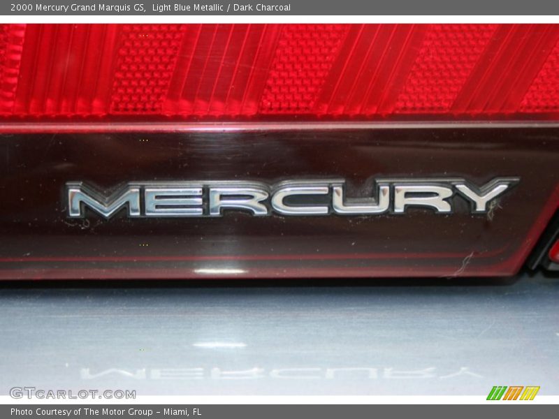 Light Blue Metallic / Dark Charcoal 2000 Mercury Grand Marquis GS