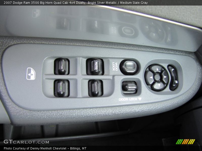 Bright Silver Metallic / Medium Slate Gray 2007 Dodge Ram 3500 Big Horn Quad Cab 4x4 Dually