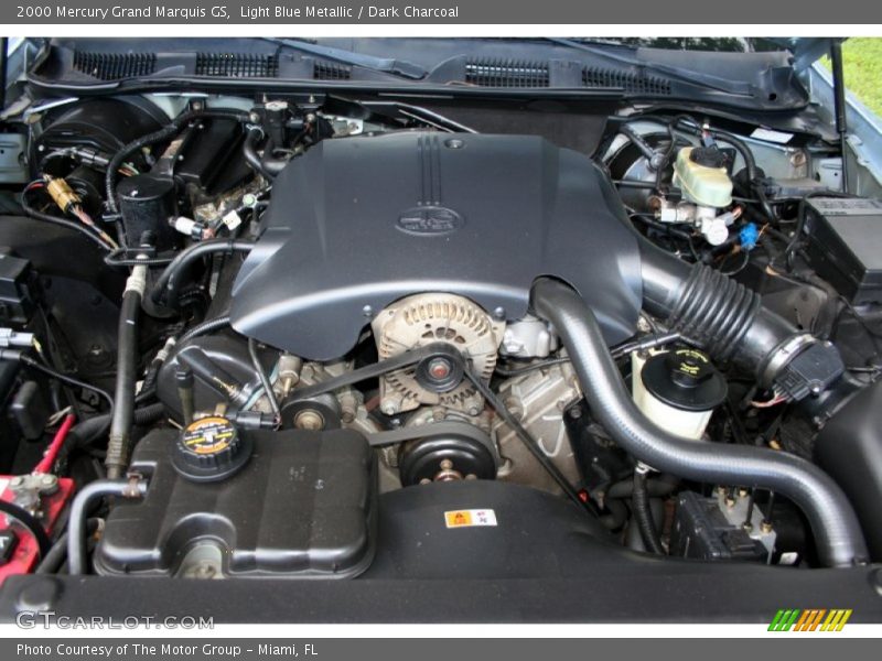 Light Blue Metallic / Dark Charcoal 2000 Mercury Grand Marquis GS