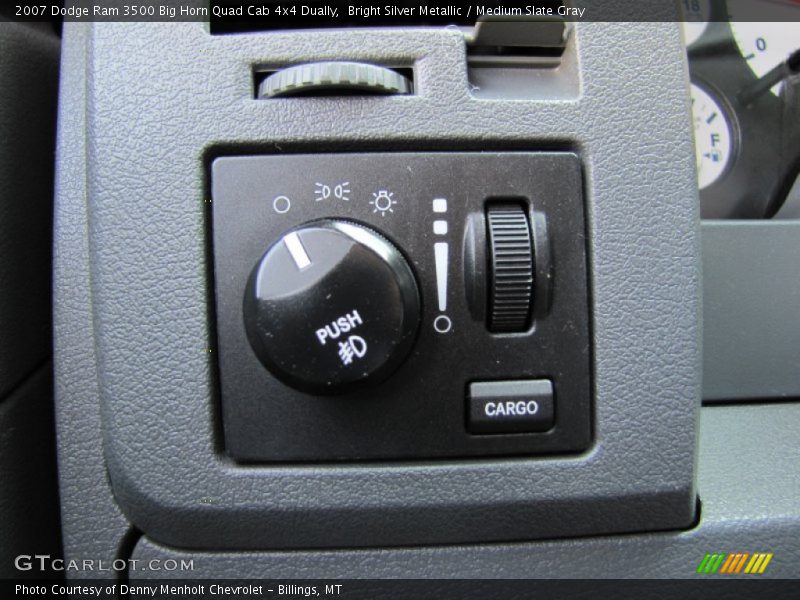 Bright Silver Metallic / Medium Slate Gray 2007 Dodge Ram 3500 Big Horn Quad Cab 4x4 Dually