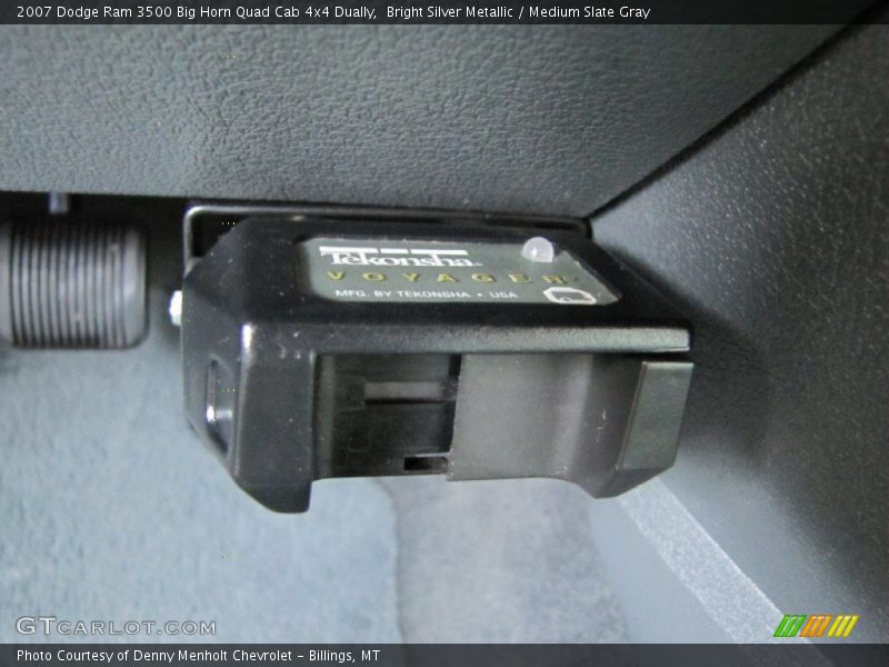 Bright Silver Metallic / Medium Slate Gray 2007 Dodge Ram 3500 Big Horn Quad Cab 4x4 Dually