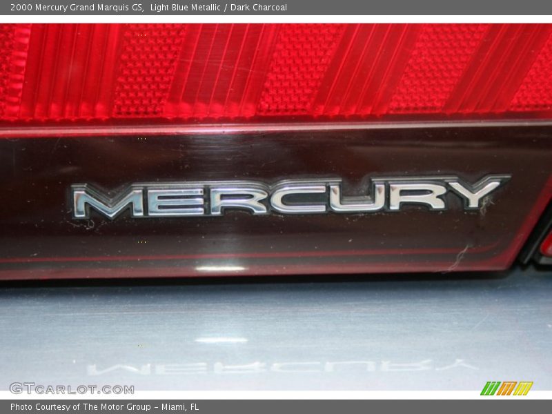 Light Blue Metallic / Dark Charcoal 2000 Mercury Grand Marquis GS