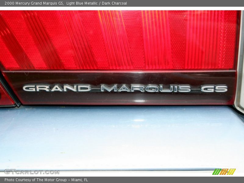 Light Blue Metallic / Dark Charcoal 2000 Mercury Grand Marquis GS