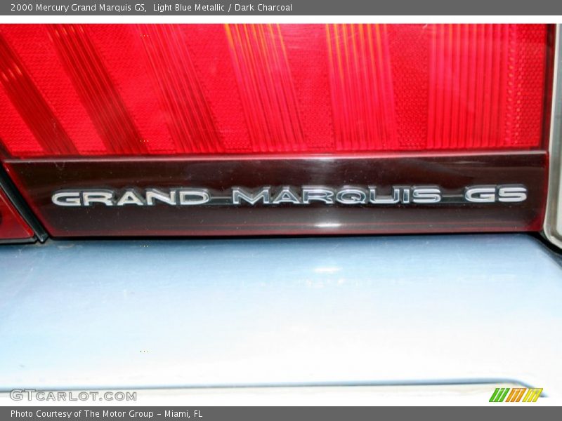 Light Blue Metallic / Dark Charcoal 2000 Mercury Grand Marquis GS