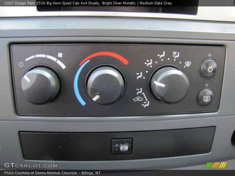 Bright Silver Metallic / Medium Slate Gray 2007 Dodge Ram 3500 Big Horn Quad Cab 4x4 Dually
