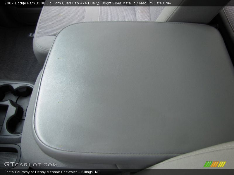 Bright Silver Metallic / Medium Slate Gray 2007 Dodge Ram 3500 Big Horn Quad Cab 4x4 Dually