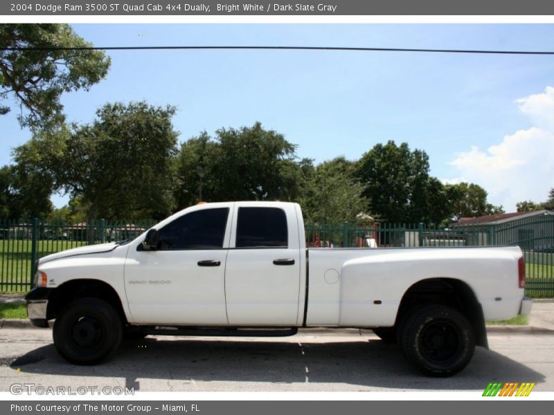 Bright White / Dark Slate Gray 2004 Dodge Ram 3500 ST Quad Cab 4x4 Dually