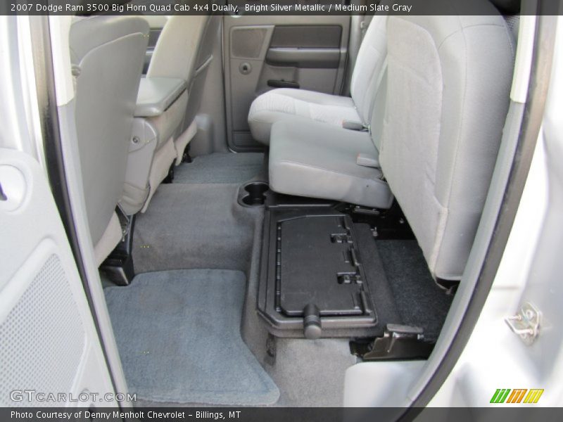 Bright Silver Metallic / Medium Slate Gray 2007 Dodge Ram 3500 Big Horn Quad Cab 4x4 Dually