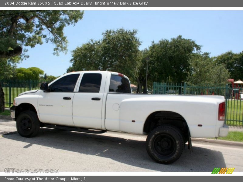 Bright White / Dark Slate Gray 2004 Dodge Ram 3500 ST Quad Cab 4x4 Dually