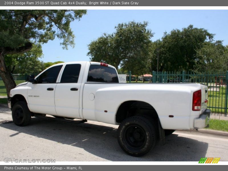 Bright White / Dark Slate Gray 2004 Dodge Ram 3500 ST Quad Cab 4x4 Dually