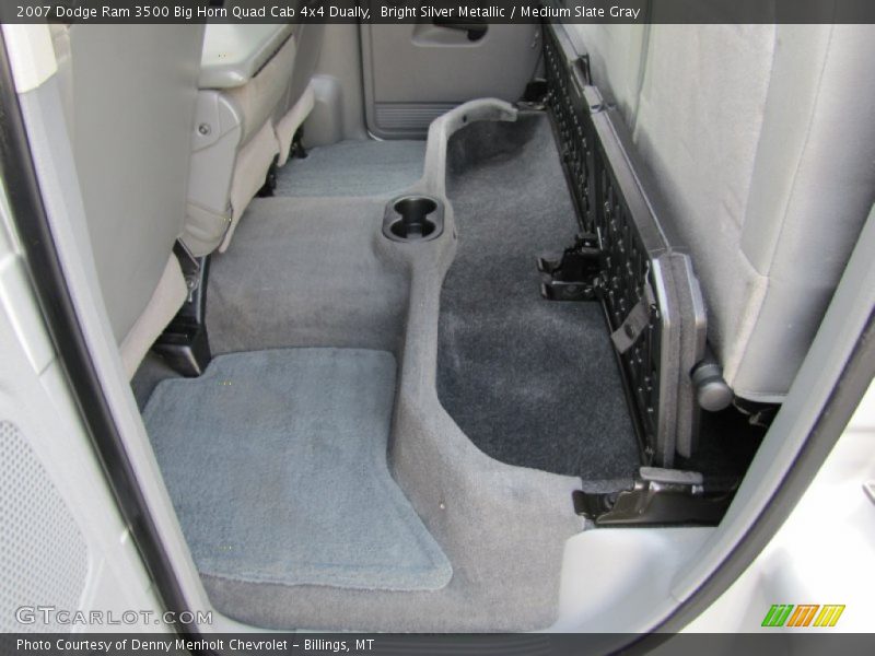 Bright Silver Metallic / Medium Slate Gray 2007 Dodge Ram 3500 Big Horn Quad Cab 4x4 Dually
