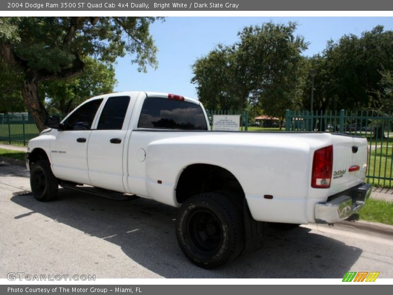 Bright White / Dark Slate Gray 2004 Dodge Ram 3500 ST Quad Cab 4x4 Dually