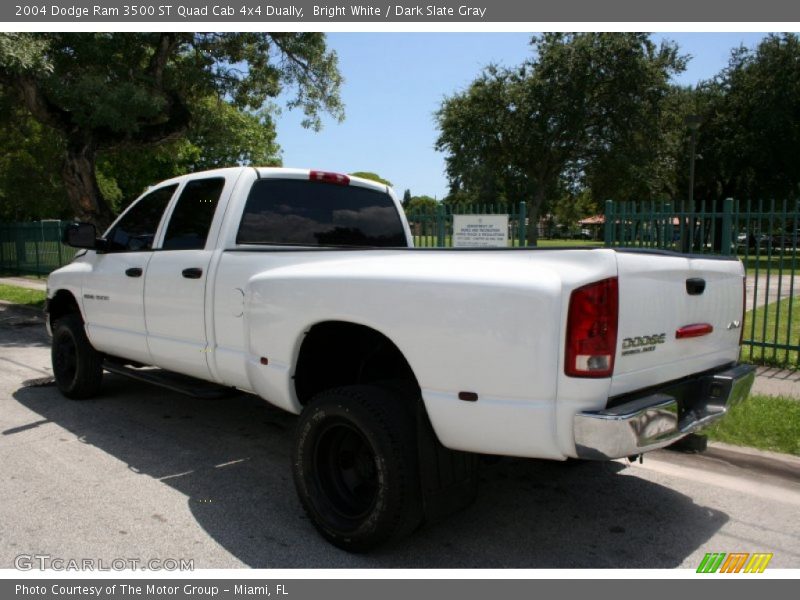 Bright White / Dark Slate Gray 2004 Dodge Ram 3500 ST Quad Cab 4x4 Dually