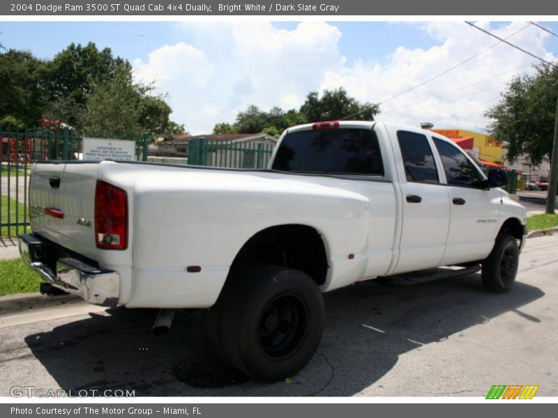 Bright White / Dark Slate Gray 2004 Dodge Ram 3500 ST Quad Cab 4x4 Dually
