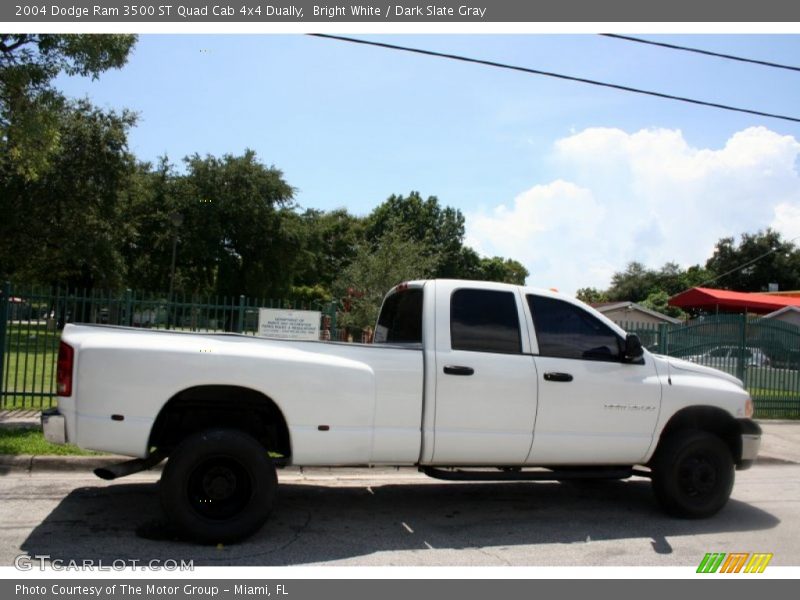 Bright White / Dark Slate Gray 2004 Dodge Ram 3500 ST Quad Cab 4x4 Dually