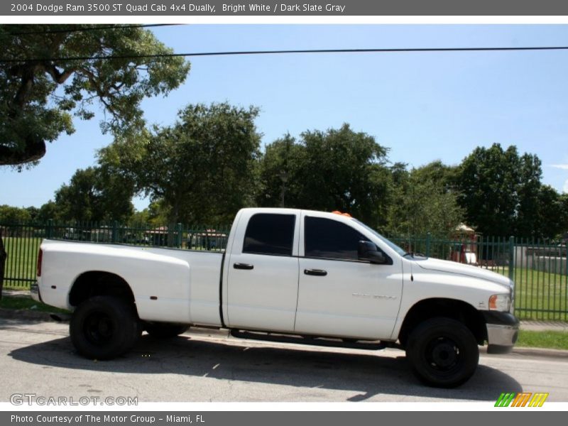 Bright White / Dark Slate Gray 2004 Dodge Ram 3500 ST Quad Cab 4x4 Dually