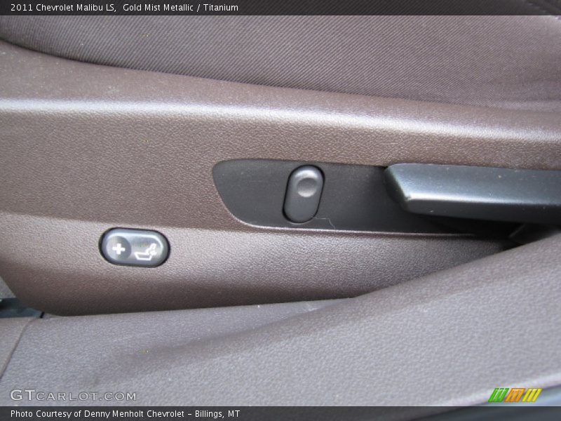 Gold Mist Metallic / Titanium 2011 Chevrolet Malibu LS