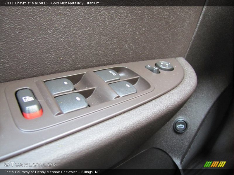 Gold Mist Metallic / Titanium 2011 Chevrolet Malibu LS