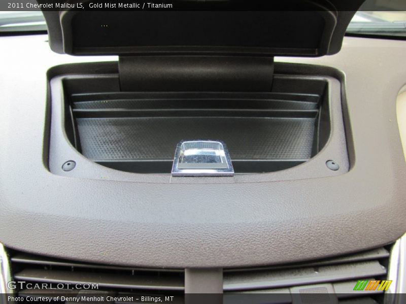 Gold Mist Metallic / Titanium 2011 Chevrolet Malibu LS