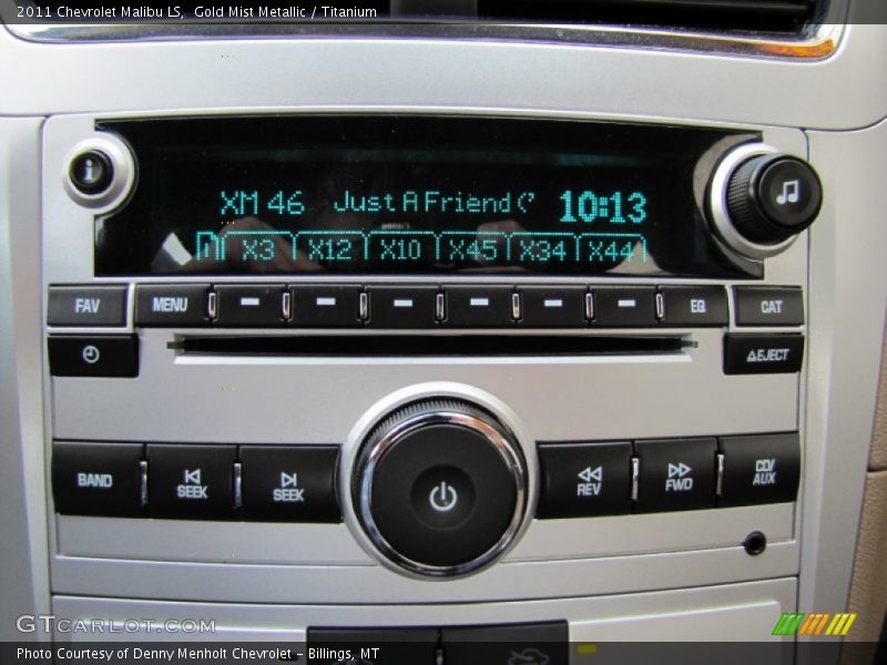 Gold Mist Metallic / Titanium 2011 Chevrolet Malibu LS