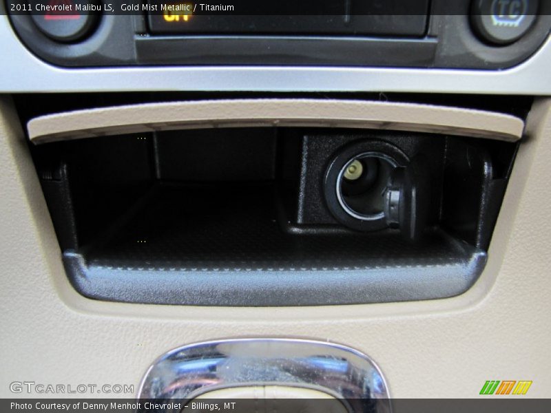 Gold Mist Metallic / Titanium 2011 Chevrolet Malibu LS
