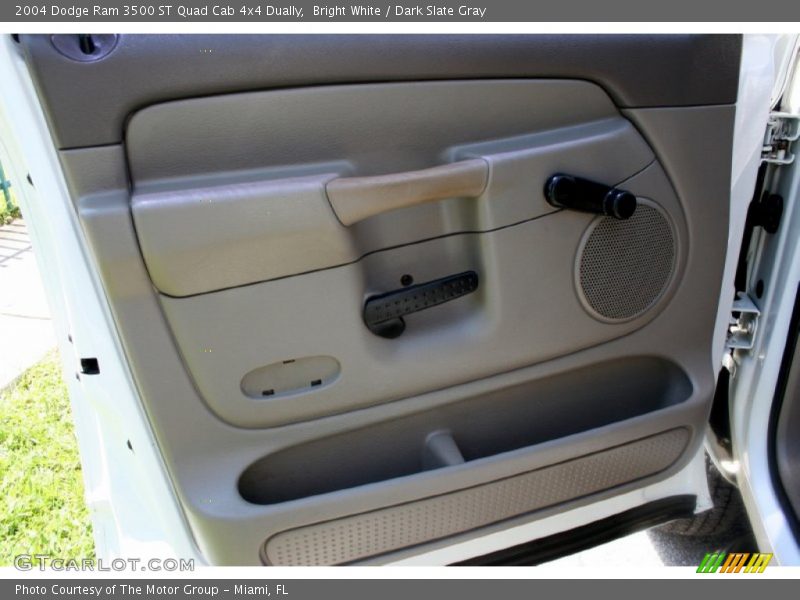 Bright White / Dark Slate Gray 2004 Dodge Ram 3500 ST Quad Cab 4x4 Dually