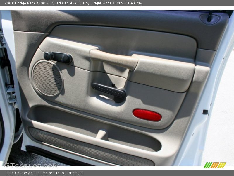 Bright White / Dark Slate Gray 2004 Dodge Ram 3500 ST Quad Cab 4x4 Dually