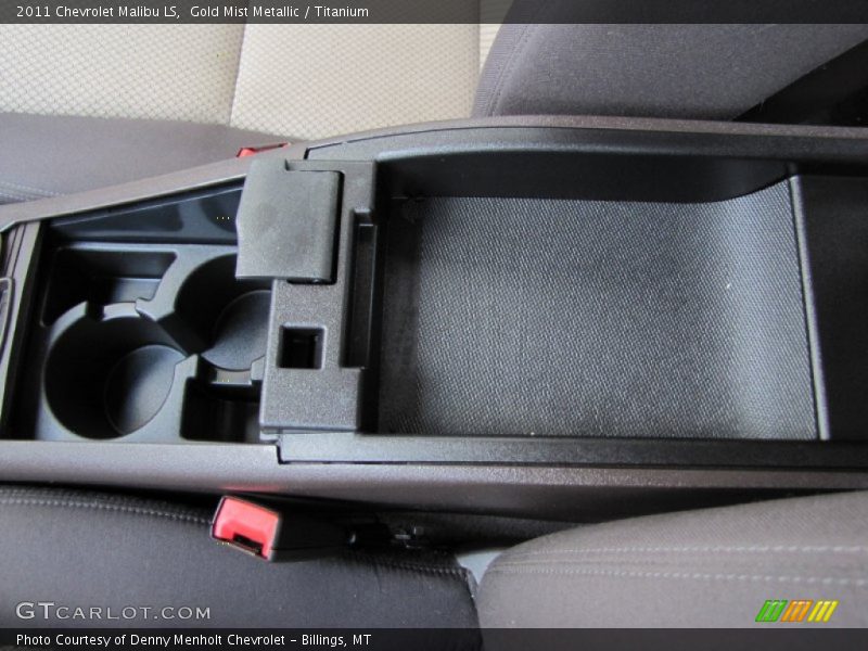 Gold Mist Metallic / Titanium 2011 Chevrolet Malibu LS