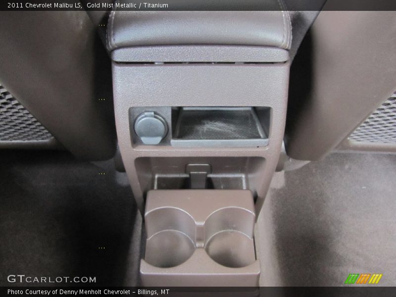 Gold Mist Metallic / Titanium 2011 Chevrolet Malibu LS