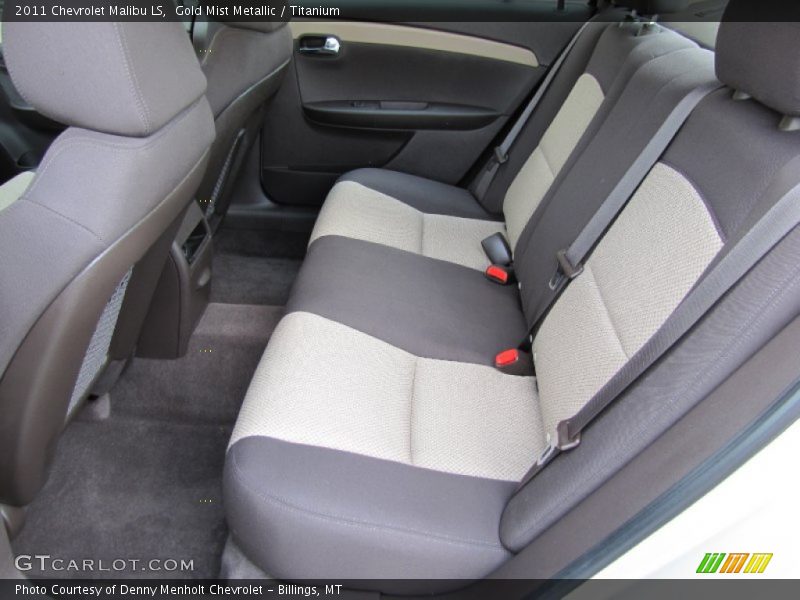 Gold Mist Metallic / Titanium 2011 Chevrolet Malibu LS