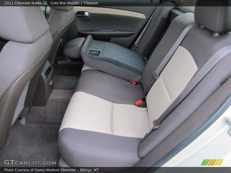 Gold Mist Metallic / Titanium 2011 Chevrolet Malibu LS