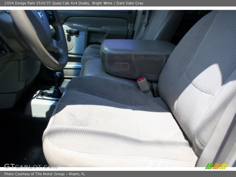 Bright White / Dark Slate Gray 2004 Dodge Ram 3500 ST Quad Cab 4x4 Dually