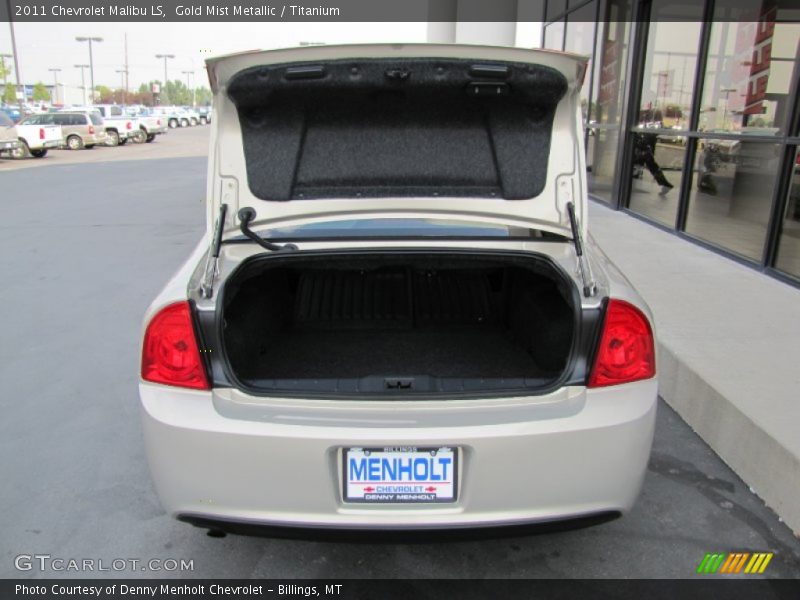 Gold Mist Metallic / Titanium 2011 Chevrolet Malibu LS