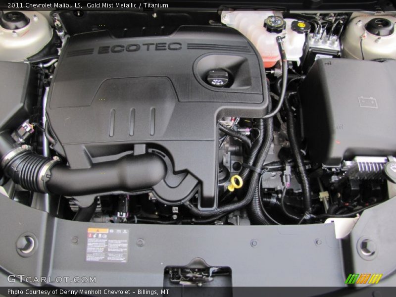 Gold Mist Metallic / Titanium 2011 Chevrolet Malibu LS