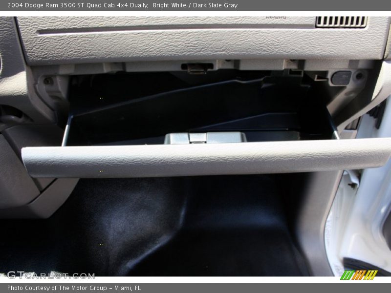 Bright White / Dark Slate Gray 2004 Dodge Ram 3500 ST Quad Cab 4x4 Dually